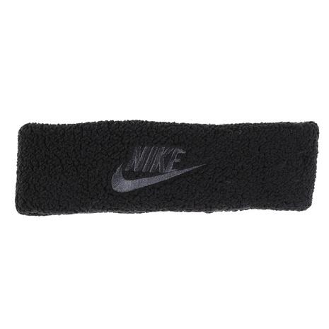 ナイキ（NIKE）（レディース）ヘッドバンド シェルパ フリース CW6007-079 防寒 黒