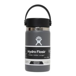 ハイドロフラスク（HydroFlask） 水筒 ボトル ステンレスボトル 保冷 保温 12 oz Wide Mouth 8900140050201 Stone｜lbreath