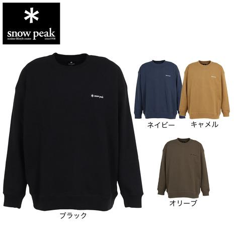 スノーピーク（snow peak）（メンズ）トレーナー スウェット ロゴスウェットプルオーバー SP...