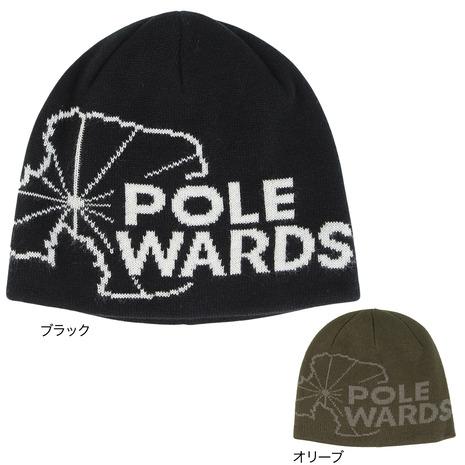 POLEWARDS（メンズ）ニット帽 トレッキング 登山 ロゴジャガードビーニー PW2QFZ13