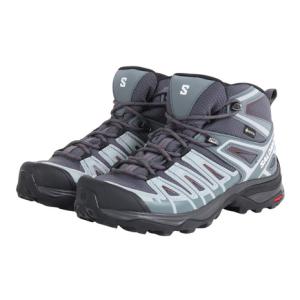 サロモン（SALOMON）（レディース）トレッキングシューズ ハイカット 登山靴 X ウルトラパイオニア GORE-TEX L47170500 グレー｜lbreath