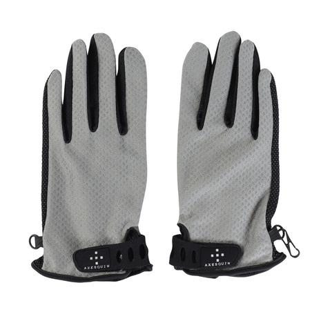 アクシーズクイン（AXESQUIN）（メンズ）トレッキング グローブ UV メッシュグローブ 013...