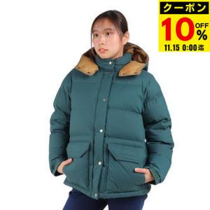 ノースフェイス（THE NORTH FACE）（レディース）ダウンジャケット アウター キャンプシエラショート NDW92230 PG グリーン｜lbreath