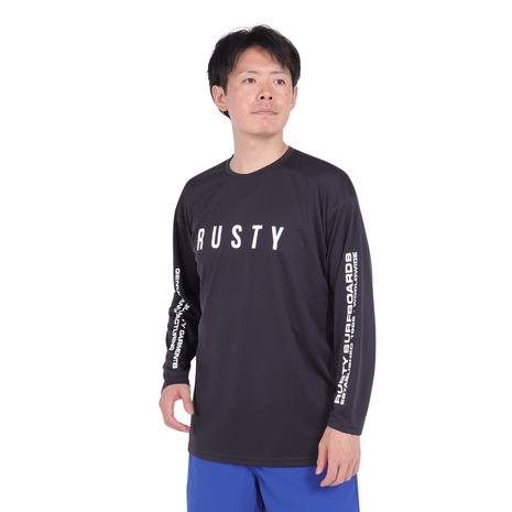 ラスティ（RUSTY）（メンズ）ラッシュガード UVメッシュ 長袖Tシャツ 水陸両用 914480B...