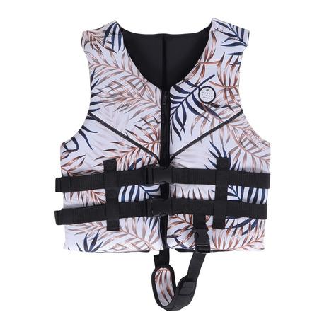 ラスティ（RUSTY）（キッズ）キッズ ライフジャケット 総柄フローティングベスト レジャー用 96...