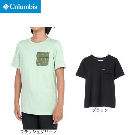 コロンビア（Columbia）（レディース）ジュニア 半袖Tシャツ ウォッシュトアウトユーティリティ...