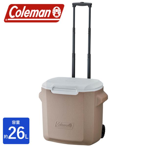 コールマン（Coleman） クーラーボックス ホイール ホイールクーラー 28QT グレージュ 2...