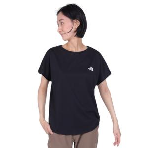 ノースフェイス（THE NORTH FACE）（レディース）フレンチスリーブ ロゴデザインTシャツ NTW32374 K｜lbreath