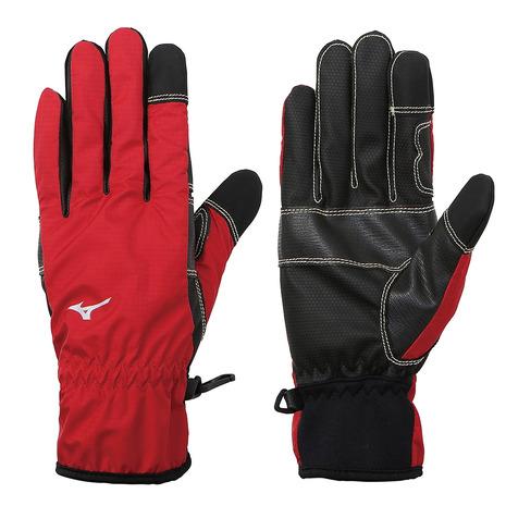 ミズノ（MIZUNO）（メンズ、レディース）トレッキング グローブ 撥水 トレイルグラブ A2JY8...