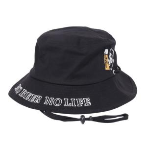 アミナ（amina）（メンズ、レディース）ヨヨビカンパイハット Amina×grn×横浜ビール COHP4102 BLACK｜L-Breath Yahoo!店