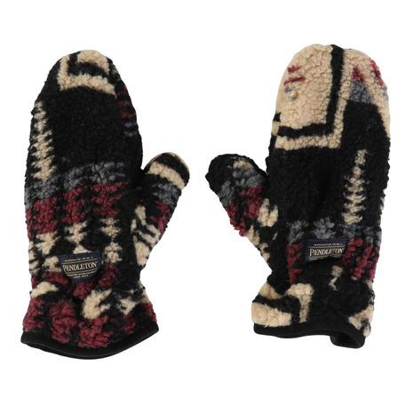 ペンドルトン（PENDLETON）（メンズ、レディース）トレッキング ボア ミトングローブ PDT-...