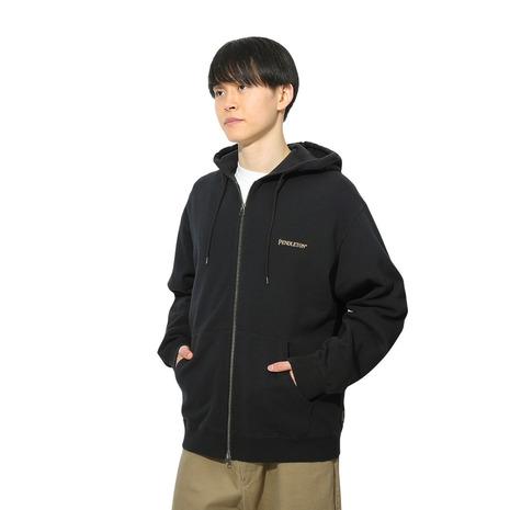 ペンドルトン（PENDLETON）（メンズ、レディース）フレンチテリー バックプリント 長袖ジップア...