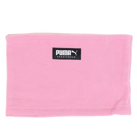 プーマ（PUMA）（キッズ）ジュニア フリース ネックウォーマー 05408909 ピンク リバーシ...