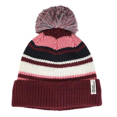 ジャックウルフスキン（JackWolfskin）（レディース、キッズ）帽子 キャップ ハット ポンポ...