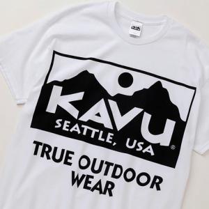 カブー(KAVU)(メンズ)ビッグロゴ 半袖T...の詳細画像2