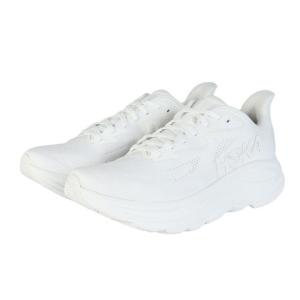 ホカ（HOKA）（レディース）ランニングシューズ ジョギングシューズ クリフトン 10 1162031-WWH スニーカー ラン ウォーク 超軽量 クッション性 通気性