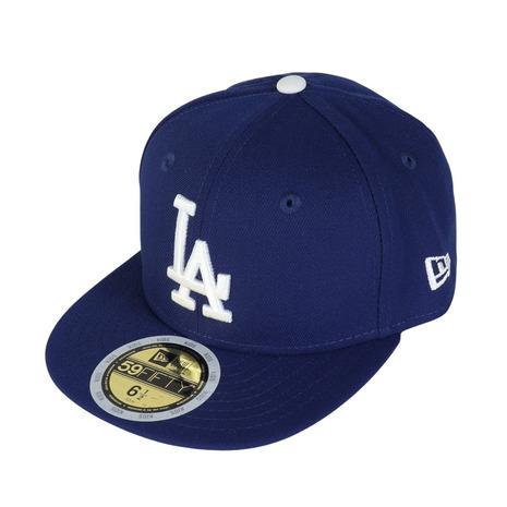 ニューエラ（NEW ERA）（キッズ）ジュニア 帽子 59FIFTY MLBオンフィールド ロサンゼ...