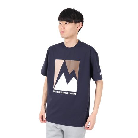 マーモット（Marmot）（メンズ）半袖Tシャツ クラック Tシャツ MTSS25MST063-C0...