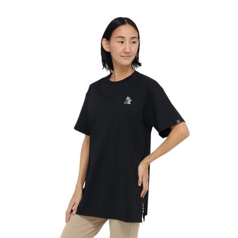 ホールアース（Whole Earth）（レディース）カットソー 半袖 LONG COOL Tシャツ ...