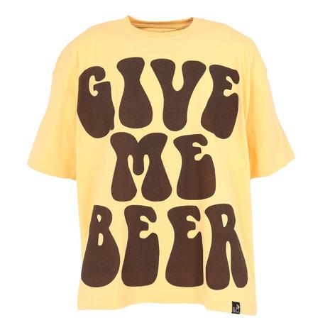 ゴースローキャラバン（GOSLOWCARAVAN）（メンズ）半袖Tシャツ ギブミービア ゆったりTシ...