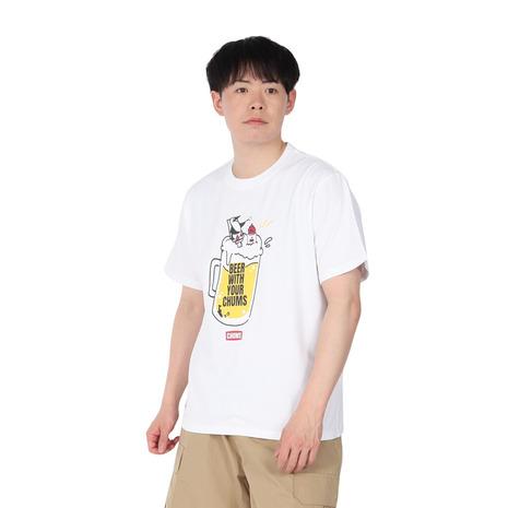 チャムス（CHUMS）（メンズ）AtBg 乾杯 Tシャツ CH01-2570-W001 ホワイト