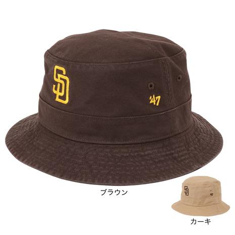 フォーティーセブン（47）（メンズ）サンディエゴパドレス バケットハット ブラウン B-BKT21G...