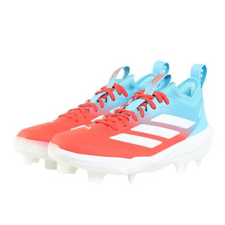 アディダス（adidas）（メンズ）野球スパイク アディゼロ インパクト TPU キャンディー スパ...