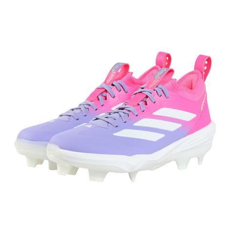 アディダス（adidas）（メンズ）野球スパイク アディゼロ インパクト TPU キャンディー スパ...