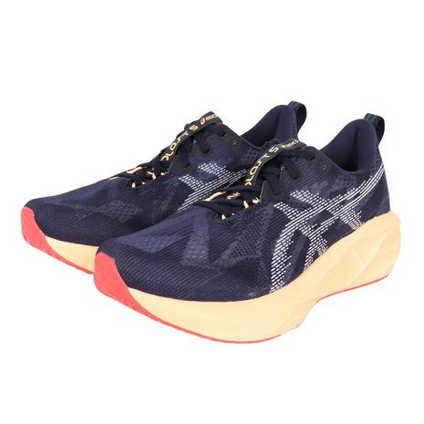 アシックス（ASICS）（メンズ）ランニングシューズ ノヴァブラスト 5 ワイド ネイビー 1011...