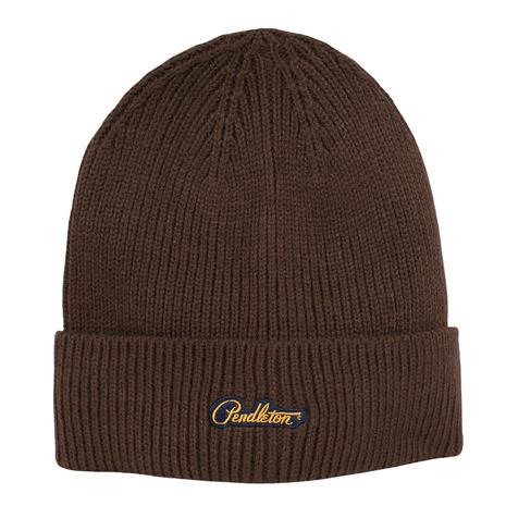 ペンドルトン（PENDLETON）（メンズ、レディース）ニット帽 トレッキング 登山 ロゴワッペンニ...