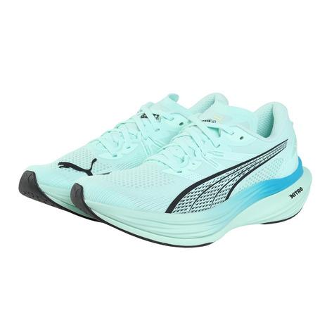 プーマ（PUMA）（メンズ）ランニングシューズ ジョギングシューズ ディヴィエイト ニトロ 3 ライ...