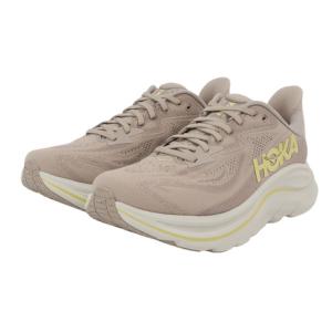 ホカ（HOKA）（メンズ）ランニングシューズ ジョギングシューズ クリフトン 10 ワイド ベージュ 1162032-RNN スニーカー
