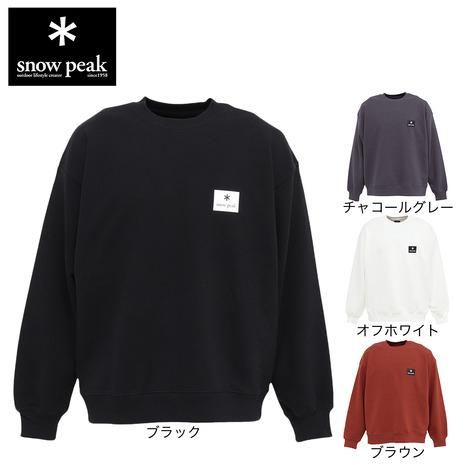 スノーピーク（snow peak）（メンズ）トレーナー Square Logo プルオーバー スウェ...