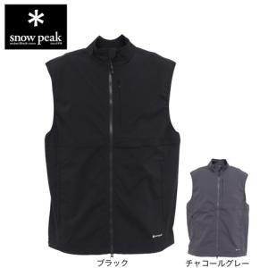 美品  peak スノーピーク ダウンベスト ブラック snow peak Recycled Nylon Ripstop Down Vest Black 22FA-I