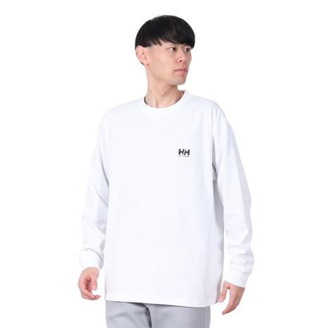 ヘリーハンセン（HELLY HANSEN）（メンズ）長袖Tシャツ スクエア ロゴ HH32521 C...