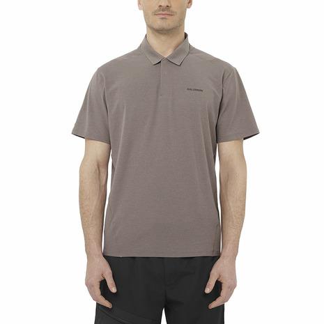 サロモン（SALOMON）（メンズ）半袖ポロシャツ TRACKLINE LC2691400