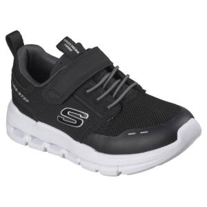 スケッチャーズ（SKECHERS）（キッズ）ジュニアスニーカー ボーイズ スポーツシューズ グライド ステップ フロー ブラック 404172L-BLK カジュアルシューズ