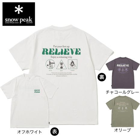 スノーピーク（snow peak）（メンズ、レディース）半袖Tシャツ Camping Graphic...