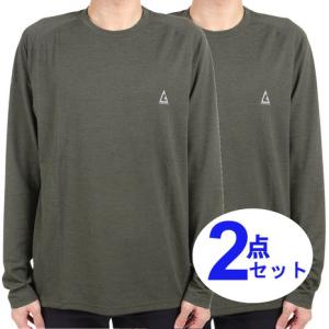 ロジャーエーガー（ROGEREGGER）（メンズ）長袖Tシャツ インナー 2枚セット 速乾 VIATEXスムース RE2SUK561009OLV オリーブ｜lbreath