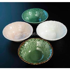 JENGGALA】 FRANGIPANI OVAL PARTIAL PATTERN PLATE / 【ジェンガラ