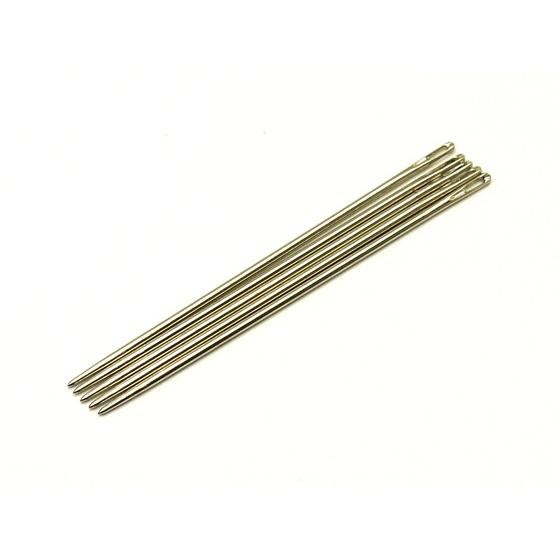 手縫針 丸針 細 5本【メール便対応】 [クラフト社]  レザークラフト工具 手縫い用針