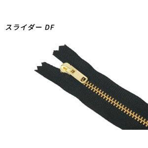 【YKK】金属ファスナー 3号 ゴールド DF...の詳細画像2