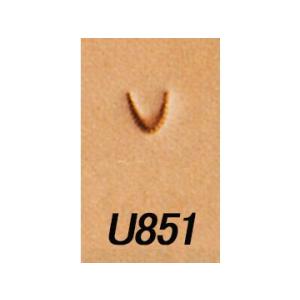 ミュールフット U851 4mm【メール便対応】 [クラフト社]  レザークラフト刻印 Uミュールフット｜lc-palette