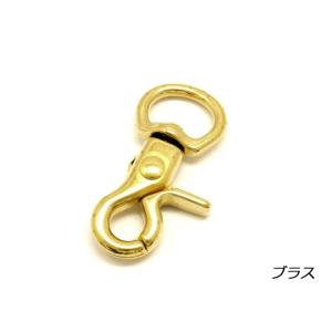 ＜廃止品＞ナスカン ブラス 手ひも巾15mm 1ヶ【メール便対応】 [協進エル]  レザークラフト廃盤商品｜lc-palette