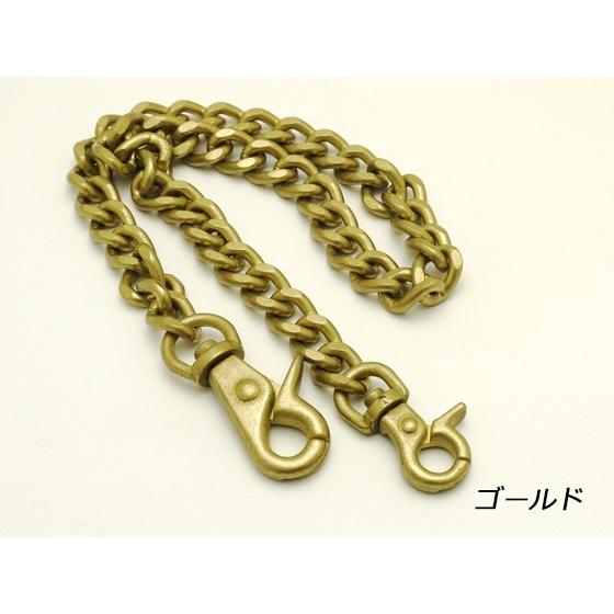 KC's ウォレットチェーン ゴールド 長さ47cm 1ヶ【メール便対応】 [協進エル]  レザーク...