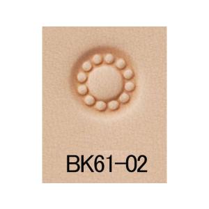 バリーキング刻印 フラワーセンター BK61-02 7mm【送料無料】 【メール便対応】 [協進エル]  レザークラフト刻印｜lc-palette