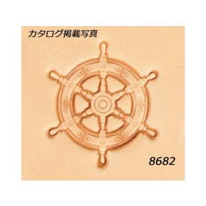 3Dスタンプ（絵刻印） 舵輪【メール便対応】 [協進エル]  レザークラフト刻印｜lc-palette