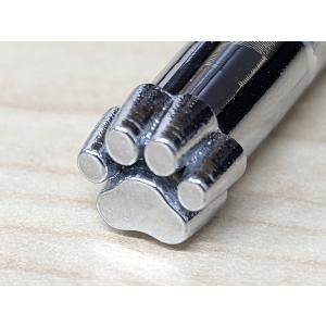 オリジナルスタンプ O010 肉球 小（フラット） 8.2mm×6.9mm