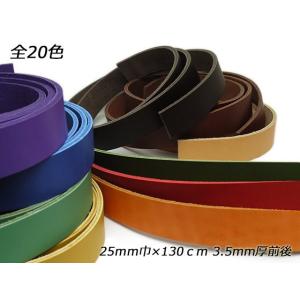 カラーベルト（ドエリア） 全20色 25mm巾×130cm 3.5mm厚前後