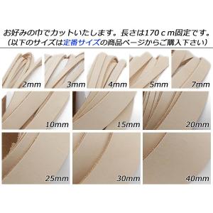 牛ヌメECOレース フリーサイズ 無地 お好み...の詳細画像1